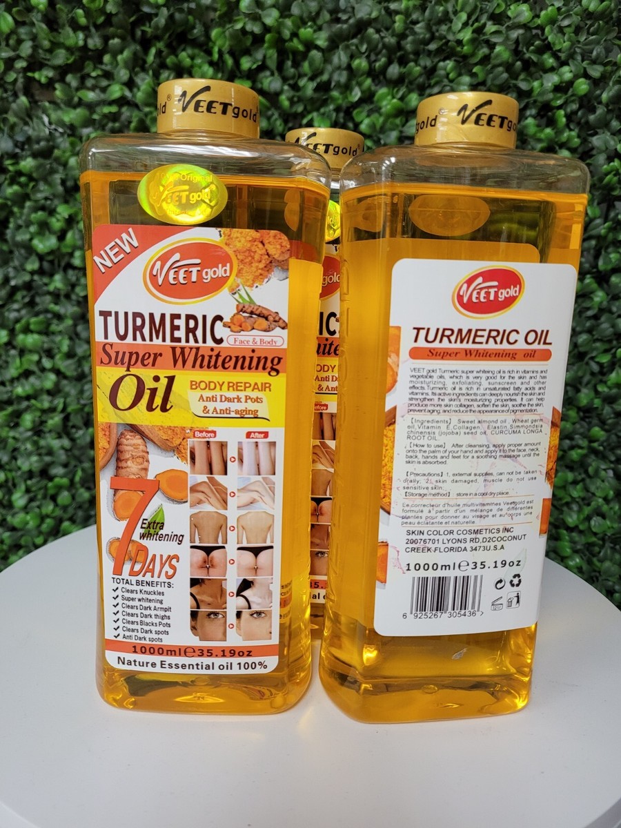 Veetgold Turmeric Super Whitening Body Repair Oil